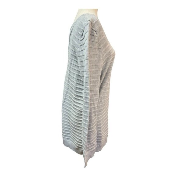 Love Ellie Mia Knit Sweater~Size XXL~Gray Criss Cross Back Detail ~ L1 09 - Picture 6 of 12